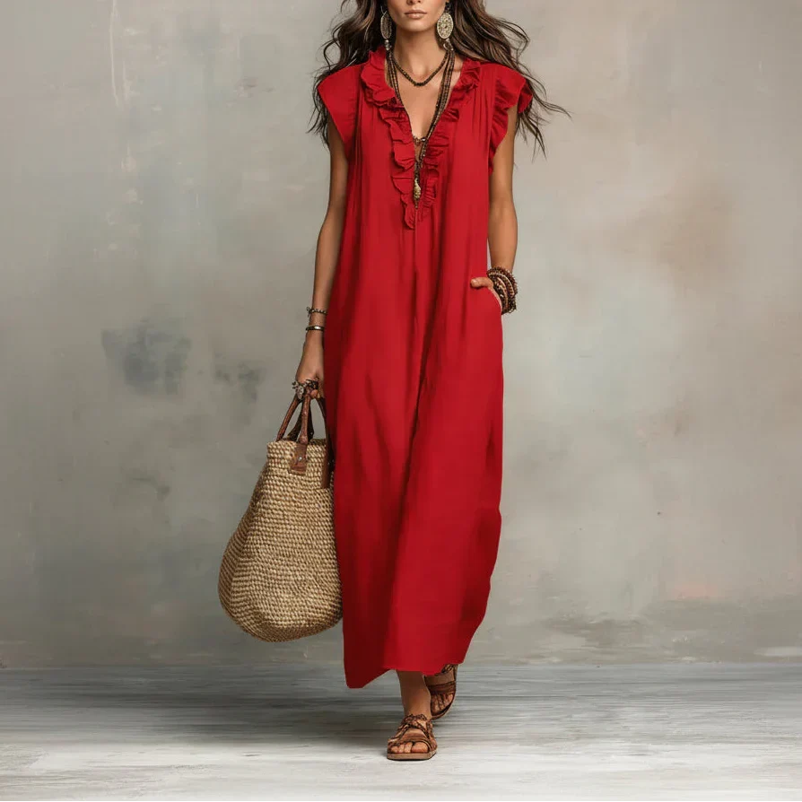 Long Bohemian Maxi Dress - Eliza Blake