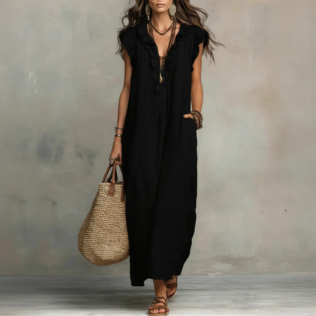 Long Bohemian Maxi Dress - Eliza Blake