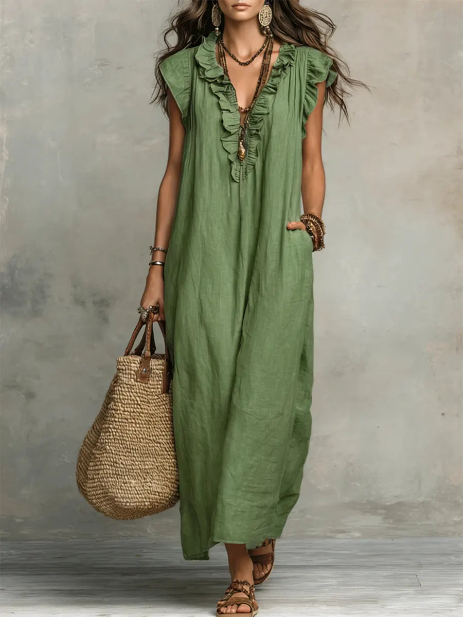 Long Bohemian Maxi Dress - Eliza Blake
