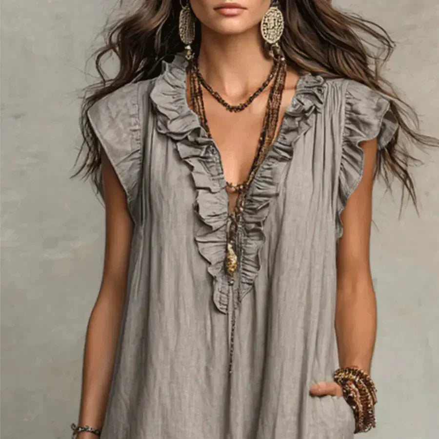 Long Bohemian Maxi Dress - Eliza Blake