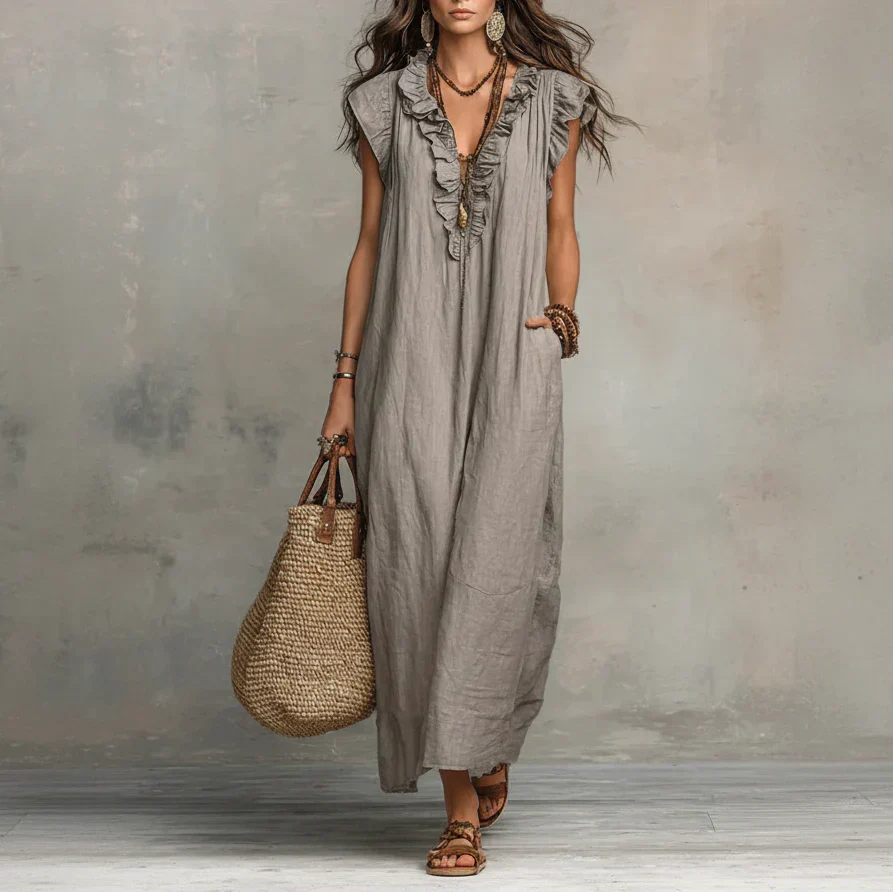 Long Bohemian Maxi Dress - Eliza Blake