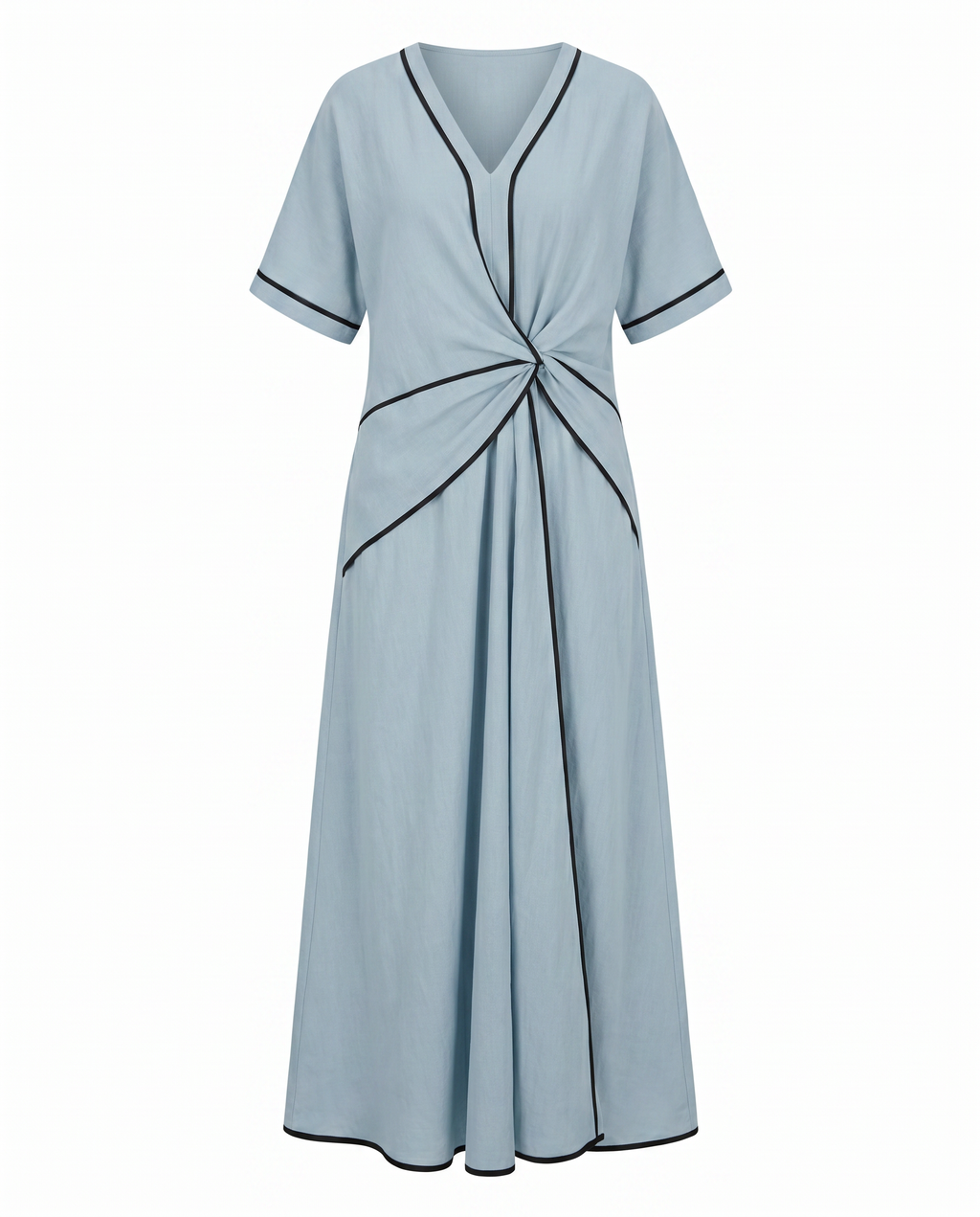 Twist-Front Maxi Dress - Eliza Blake