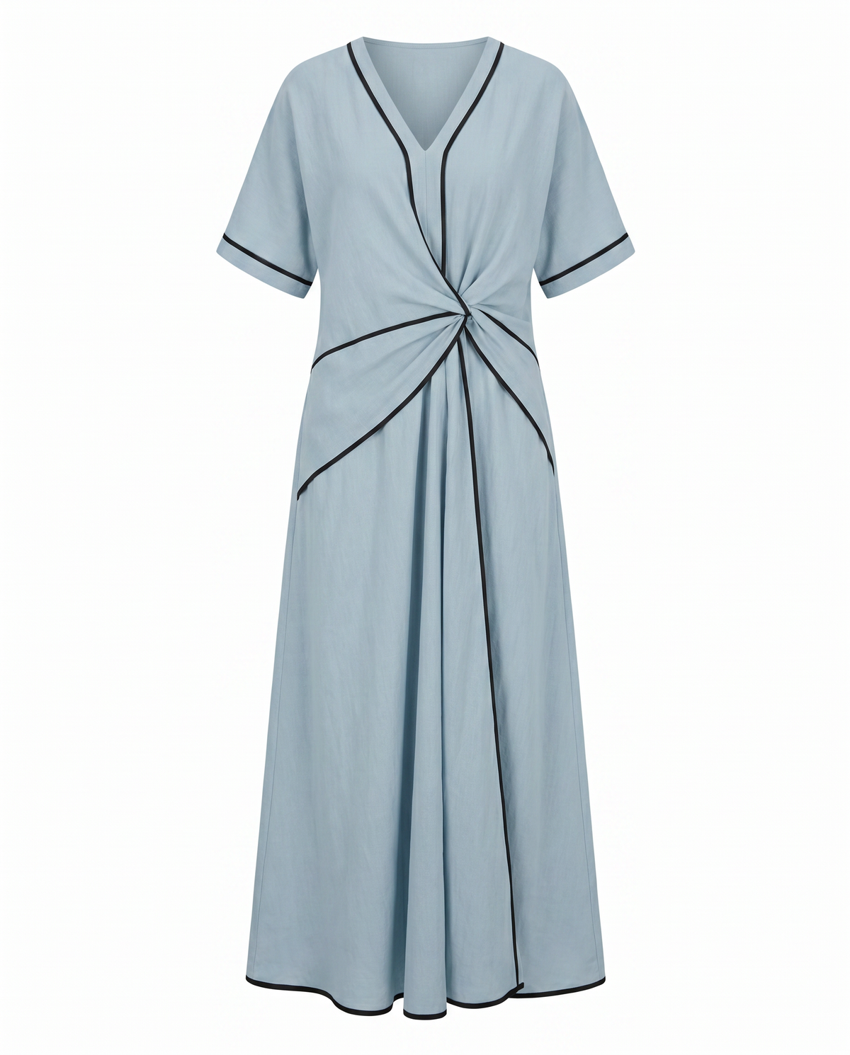 Twist-Front Maxi Dress - Eliza Blake