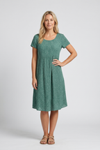 Short Sleeve Summer Midi Dress - Eliza Blake