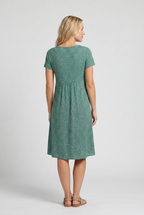 Short Sleeve Summer Midi Dress - Eliza Blake