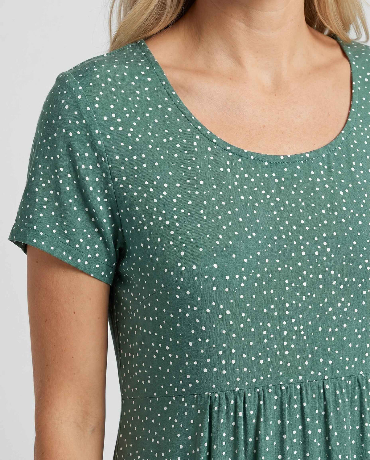 Short Sleeve Summer Midi Dress