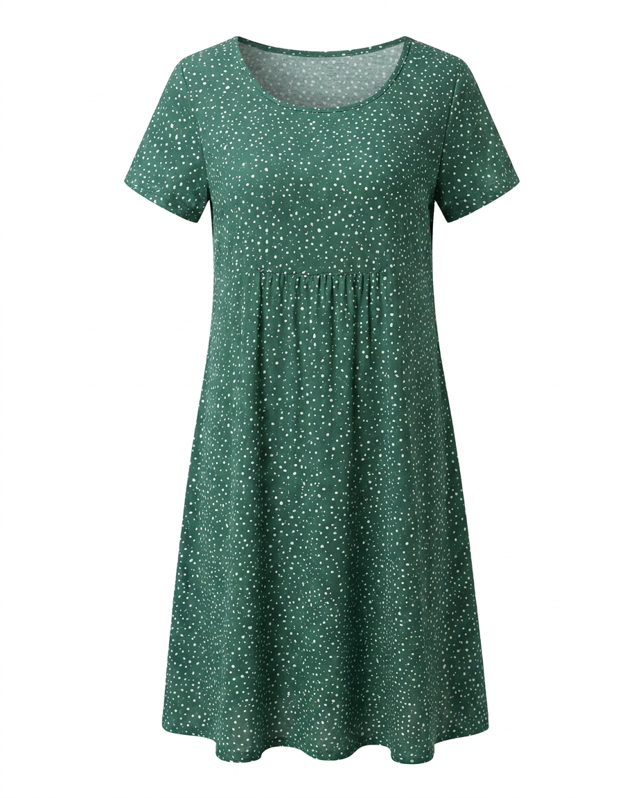 Short Sleeve Summer Midi Dress - Eliza Blake