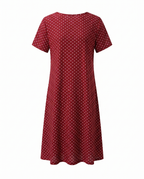 Short Sleeve Summer Midi Dress - Eliza Blake